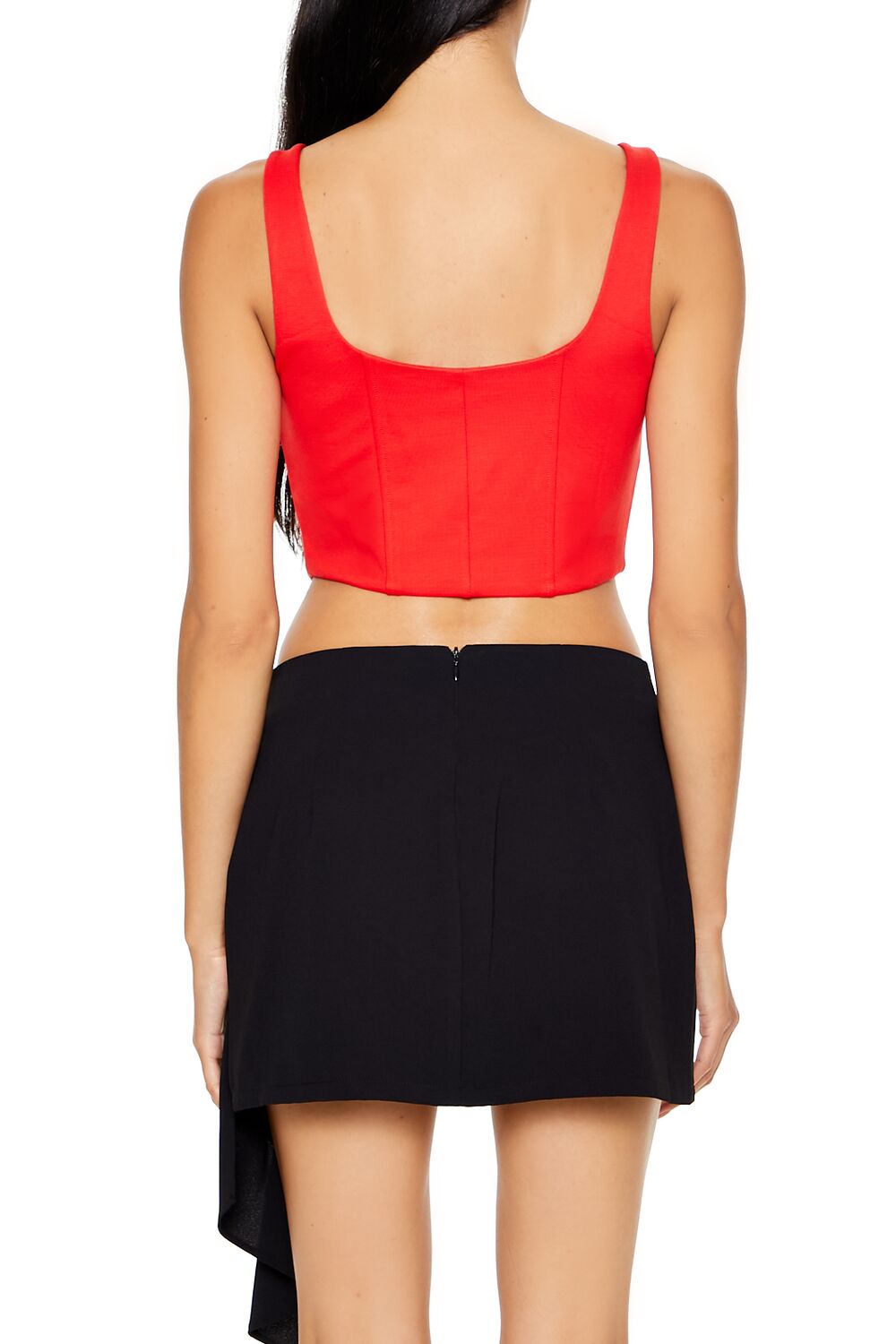Hook-and-Eye Corset Crop Top - Image 15