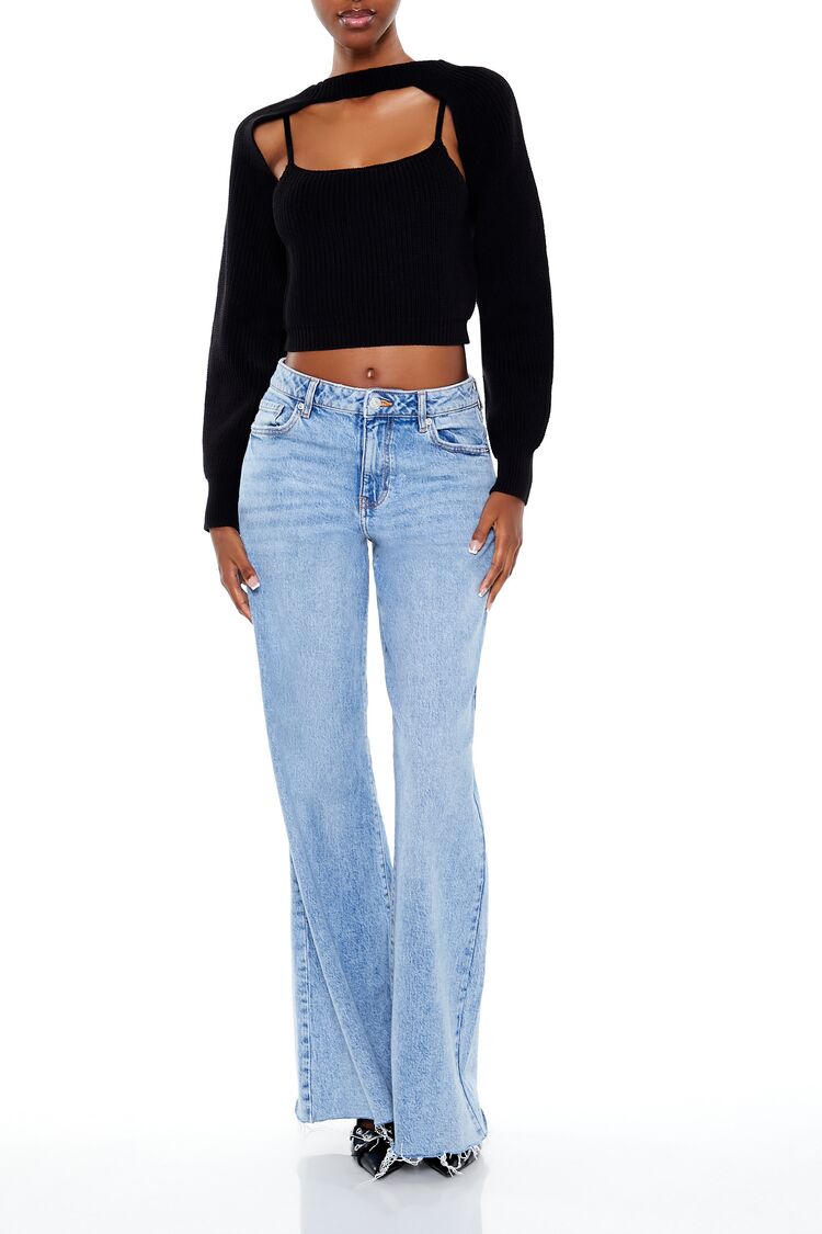 Sweater-Knit Cami & Shrug Set - Image 2