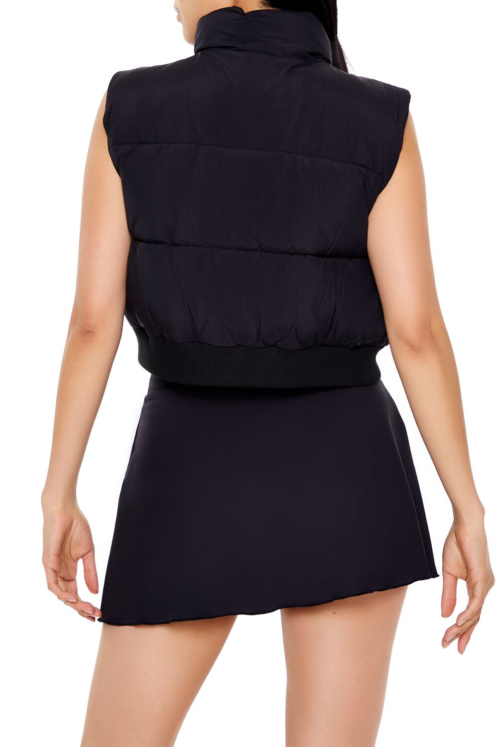 Quilted Cropped Vest - Image 5
