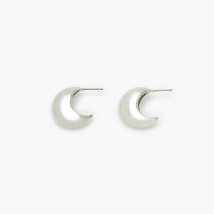 Smooth Geo Hoop Earrings