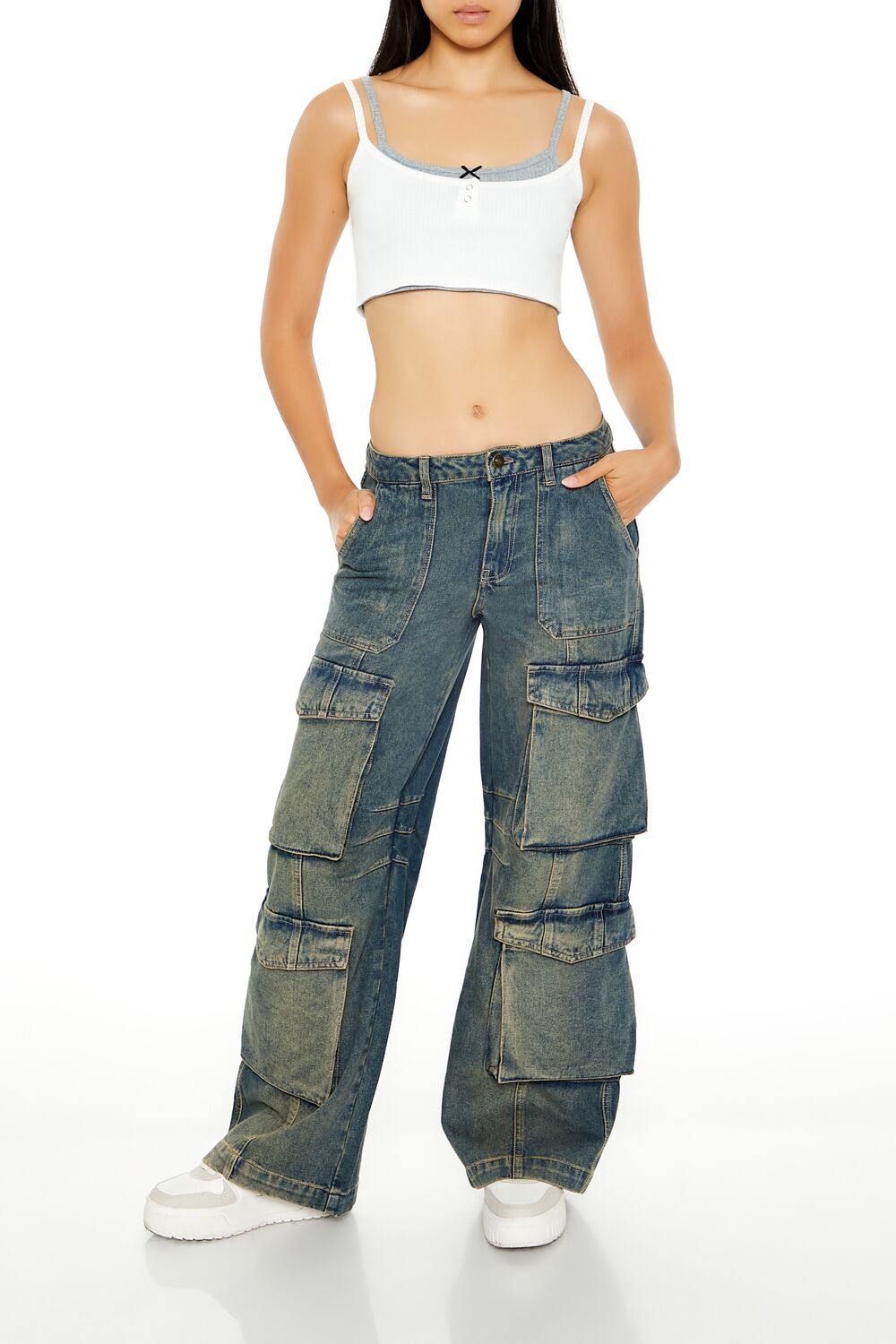 Bow Combo Cropped Cami - Image 2