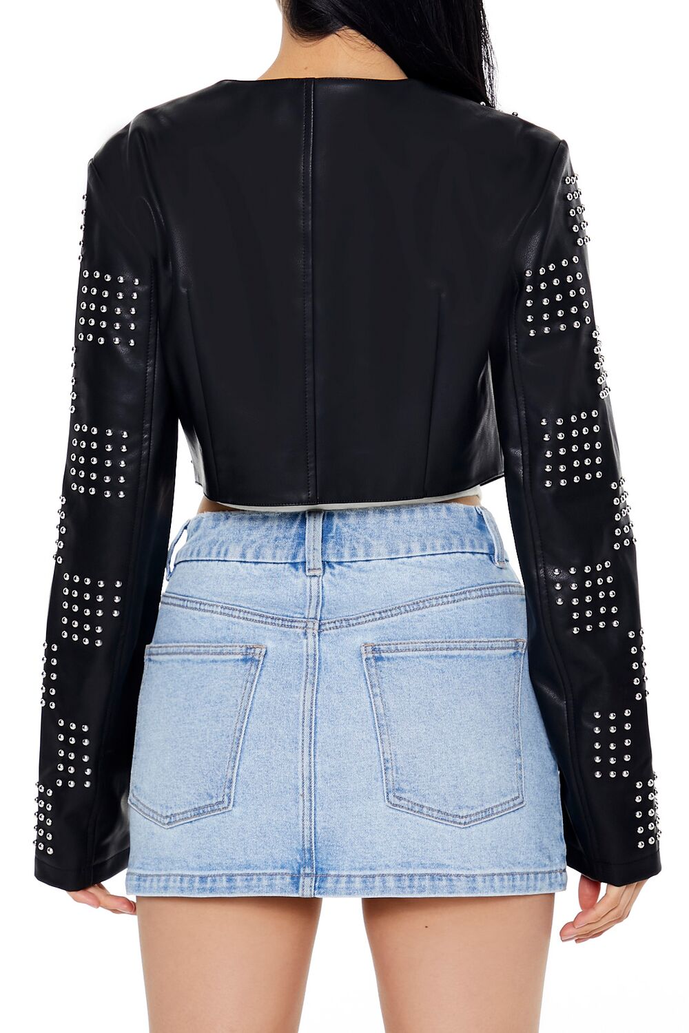 Studded Checkered Jacket - Image 5