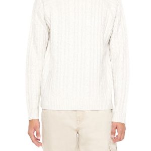 Cable Knit Turtleneck Sweater