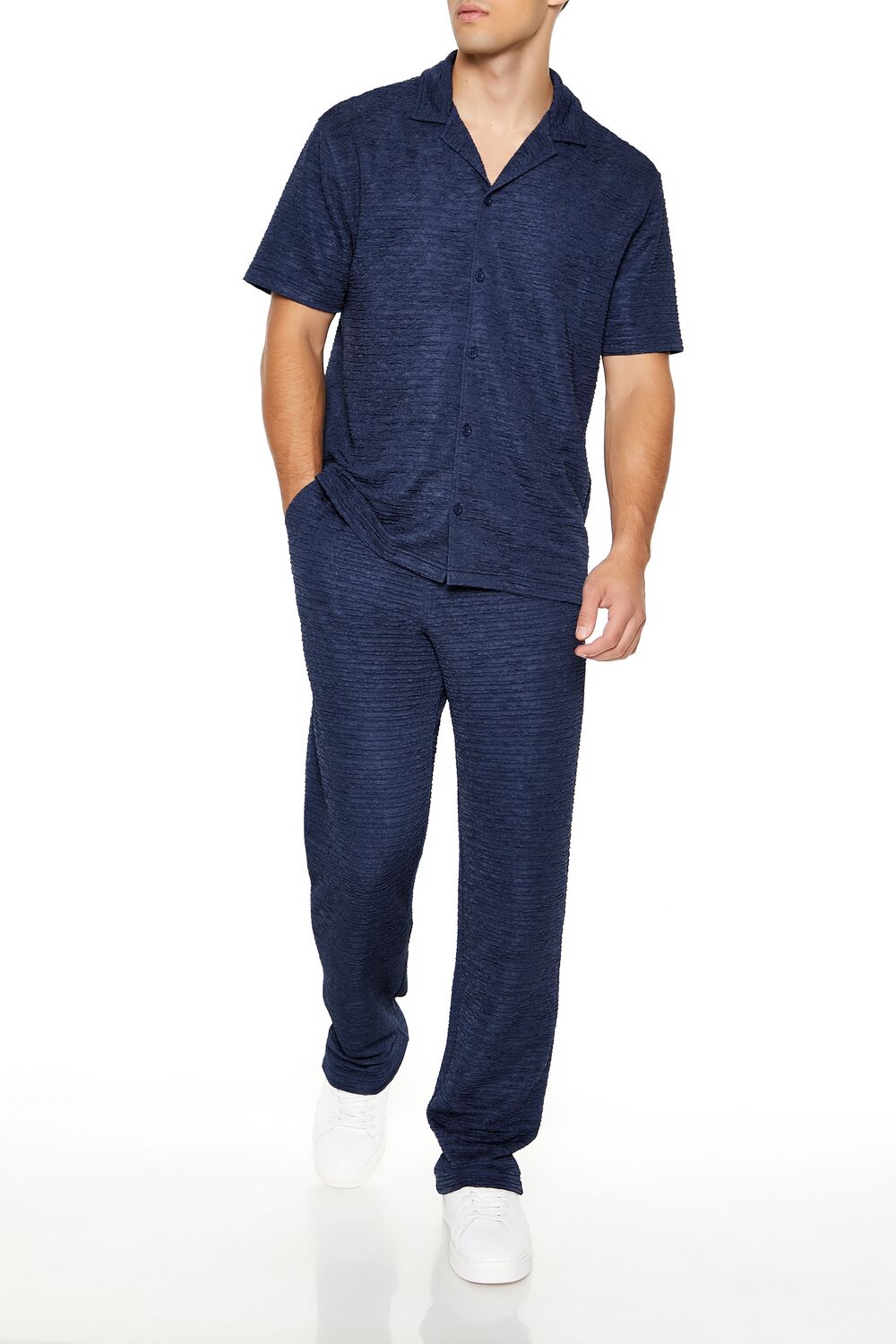 Textured Slim-Fit Straight Pants - Image 6