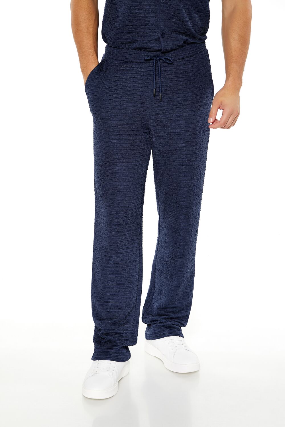 Textured Slim-Fit Straight Pants - Image 7