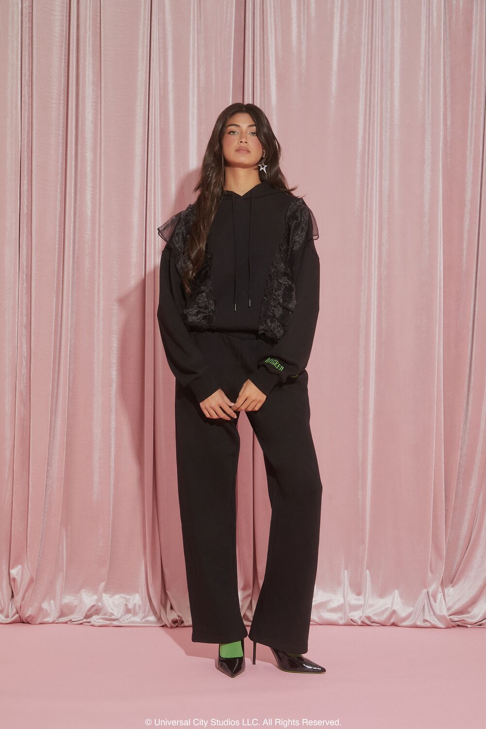 Wicked Witch Ruffle Hoodie - Image 2