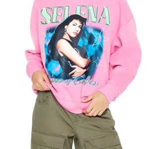 Fleece Selena Graphic Pullover
