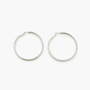Etched Hoop Earrings