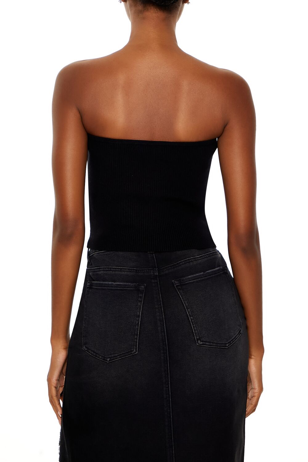 Sweater-Knit Tube Top - Image 5