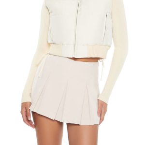 Quilted Cropped Puffer Vest