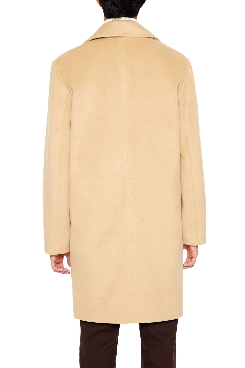 Notched Double-Breasted Coat - Image 4