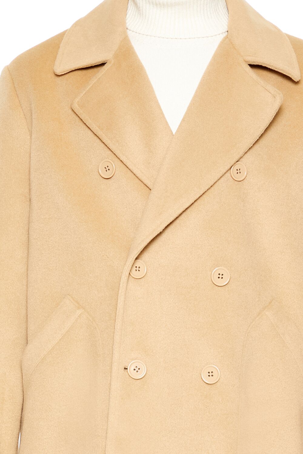 Notched Double-Breasted Coat - Image 5