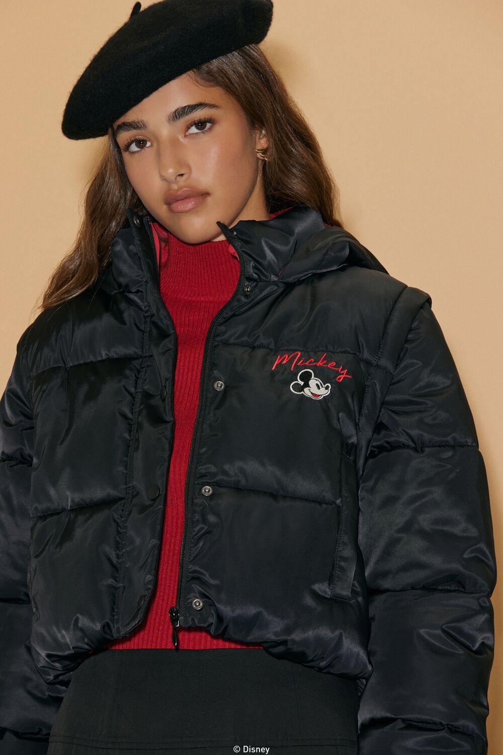 Disney Mickey Mouse Puffer Jacket - Image 3
