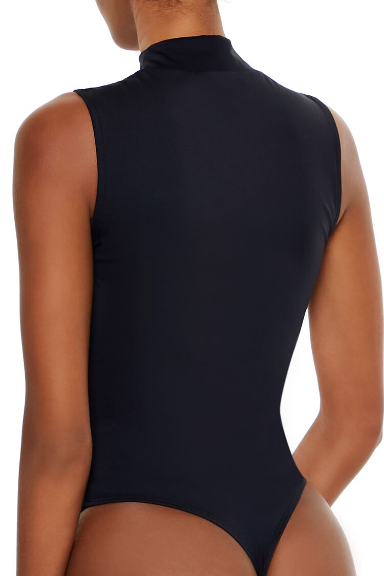 Contour Sculpt Mock Neck Bodysuit - Image 4