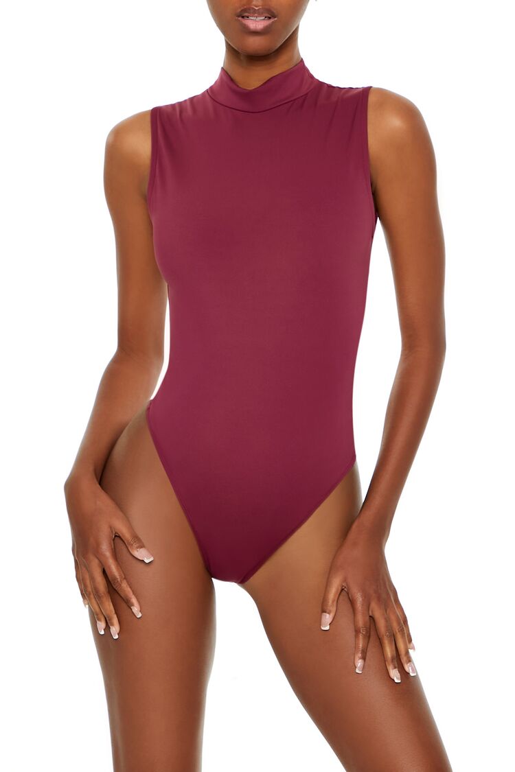 Contour Sculpt Mock Neck Bodysuit - Image 11