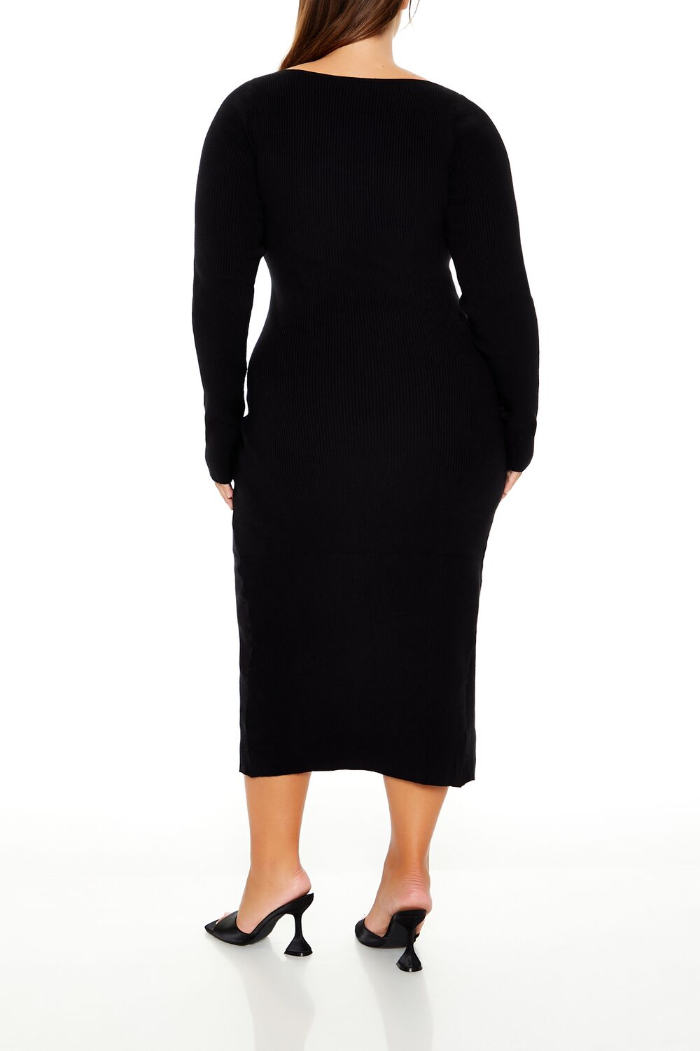 Plus Size Midi Sweater Dress - Image 4
