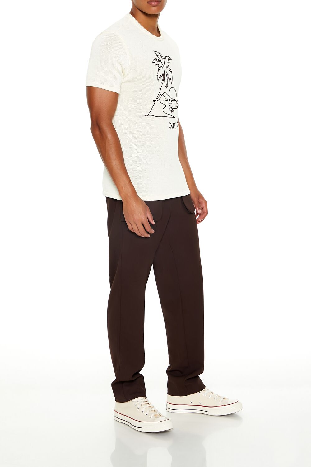 Studded Slim-Fit Mid-Rise Pants - Image 3