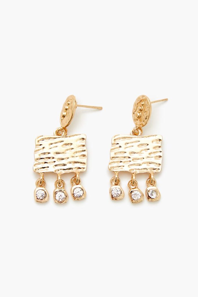 Rhinestone Chandelier Earrings