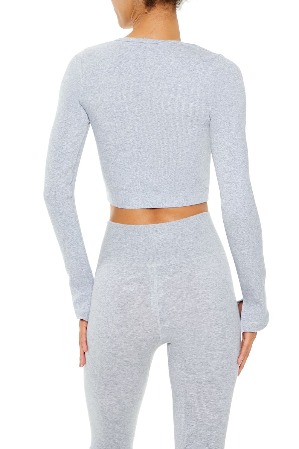 Active Seamless V-Neck Crop Top - Image 5