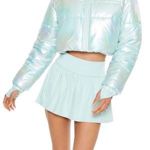 Active Iridescent Puffer Jacket