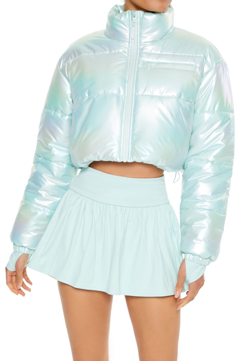 Active Iridescent Puffer Jacket - Image 3