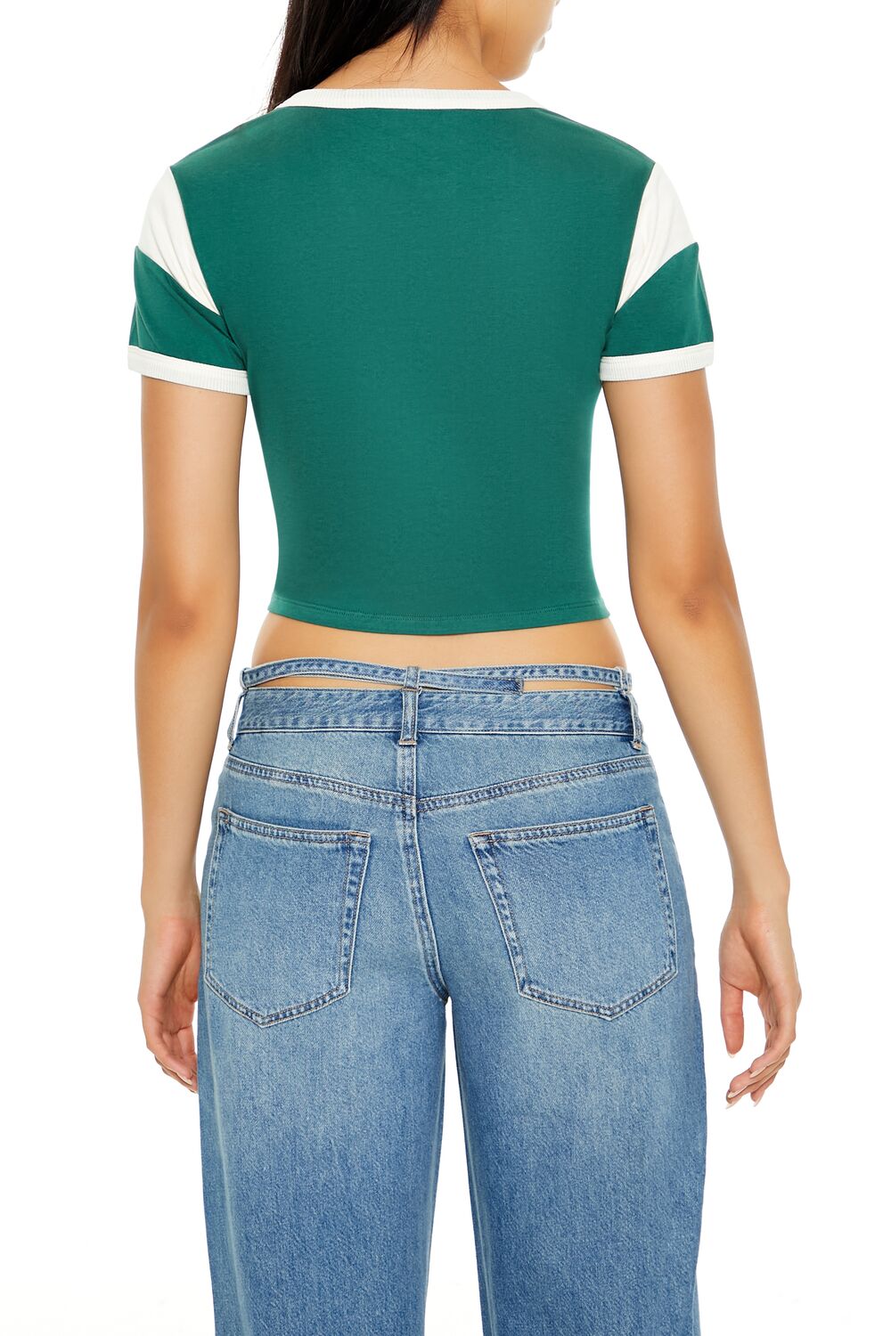 New York Cropped Ringer Tee - Image 5