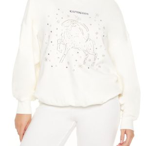 Beaded Capricorn Pullover