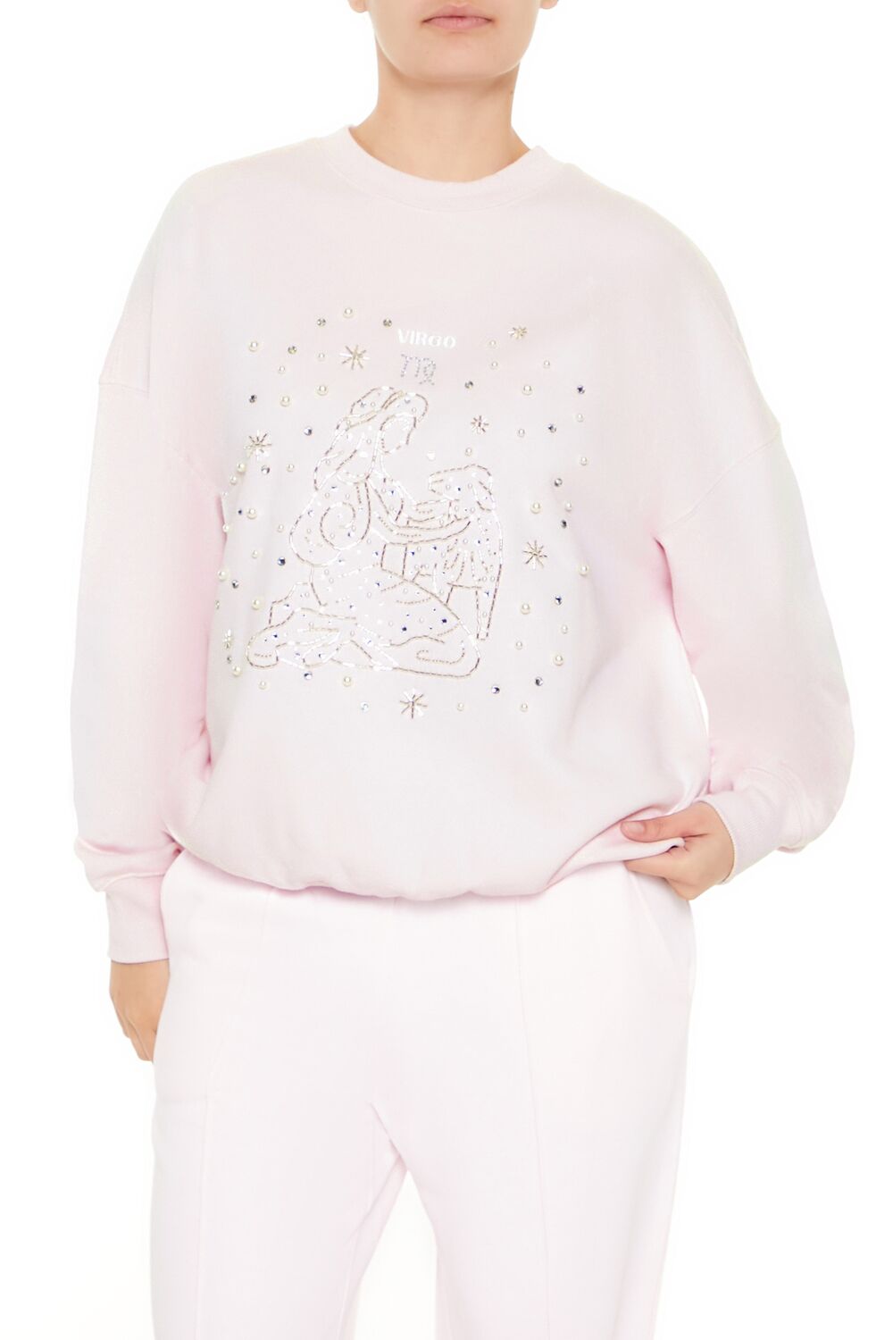Beaded Virgo Pullover