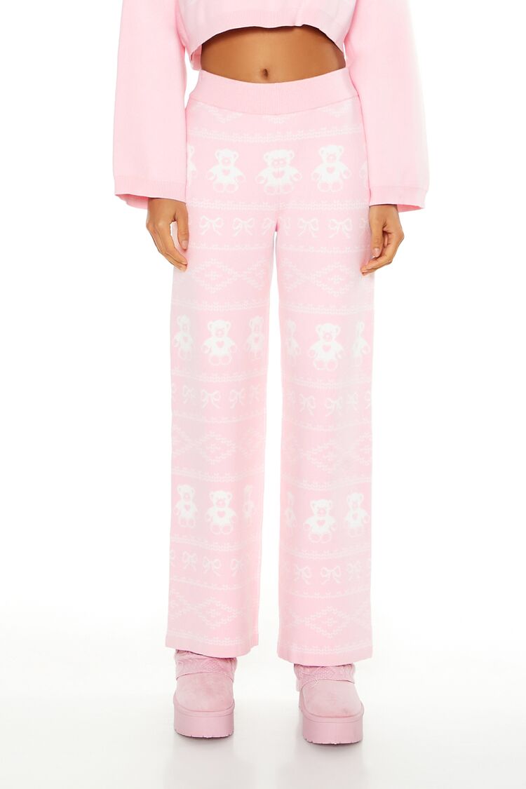 Fair Isle Wide-Leg Pajama Pants - Image 2