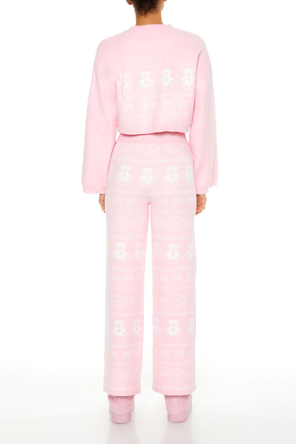 Fair Isle Wide-Leg Pajama Pants - Image 4