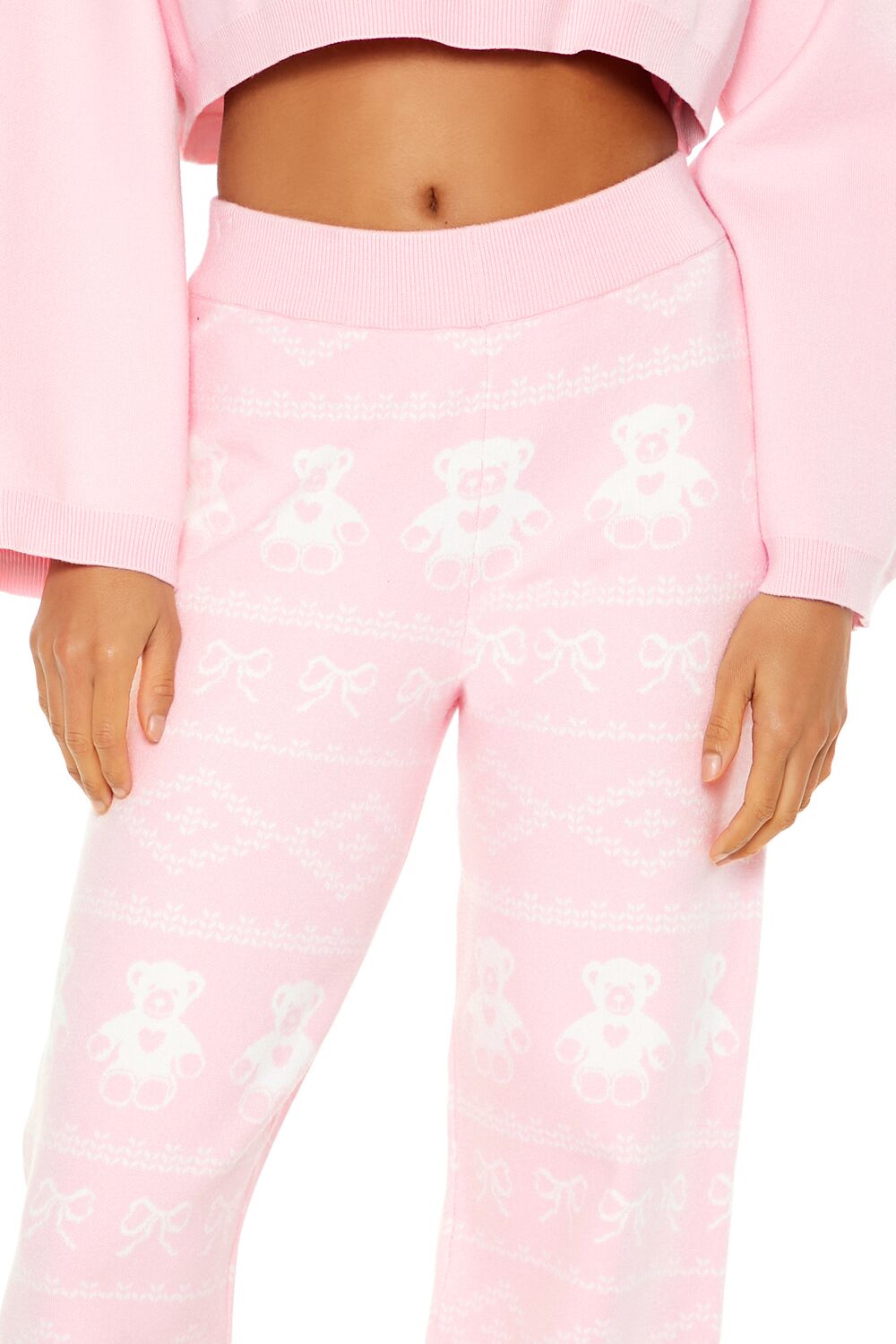 Fair Isle Wide-Leg Pajama Pants - Image 5