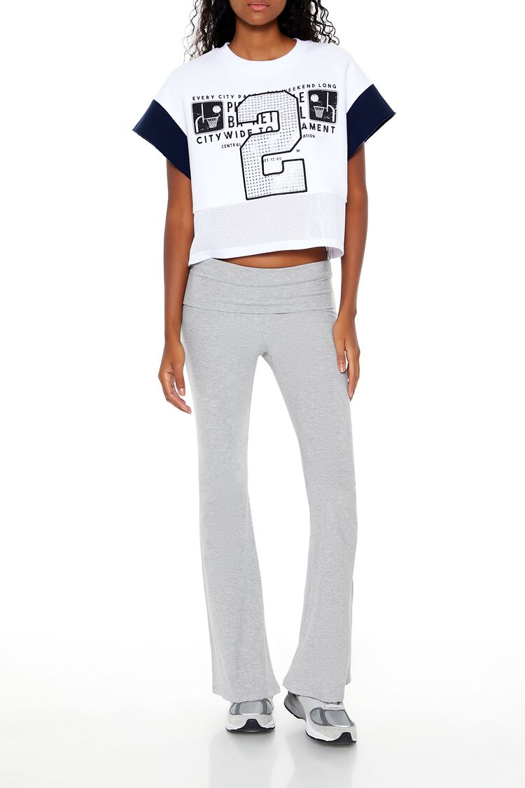Fleece 2 Graphic Cropped Tee - Image 2
