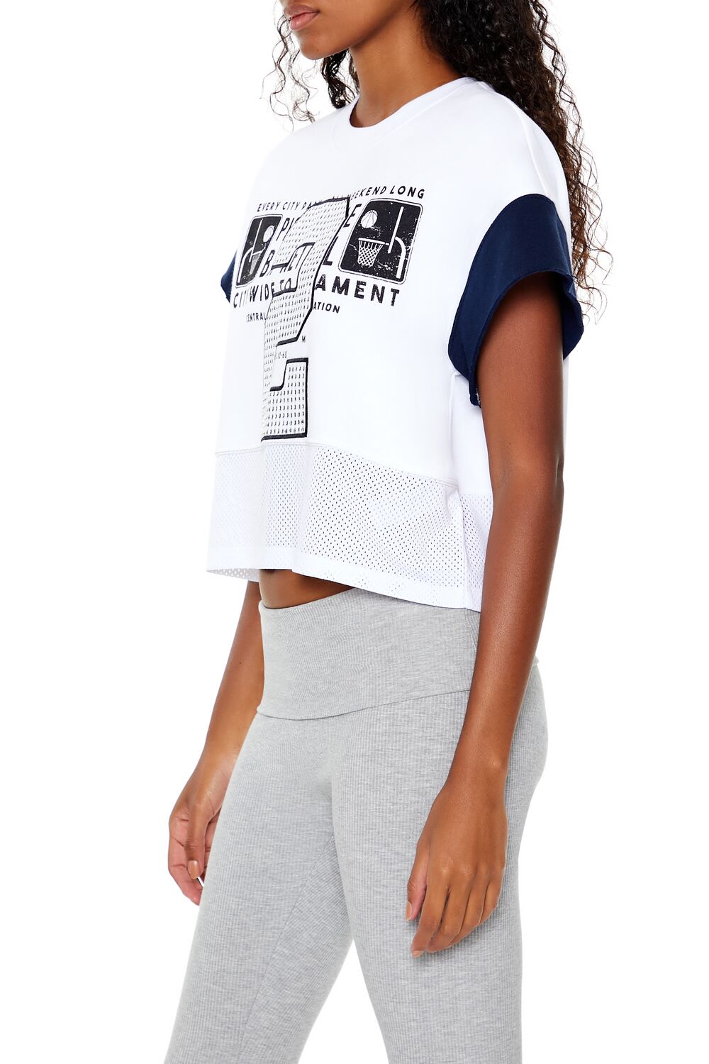 Fleece 2 Graphic Cropped Tee - Image 4