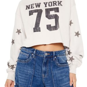 New York 75 Cropped Pullover