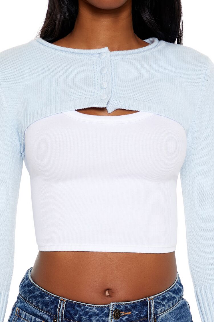 Shrug Cardigan Sweater - Image 8