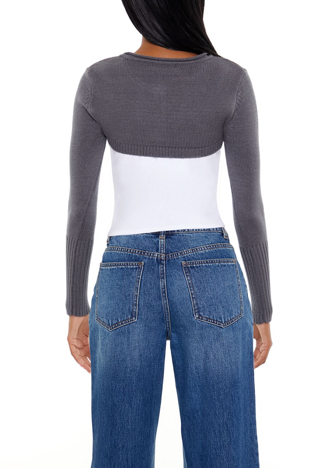 Shrug Cardigan Sweater - Image 15