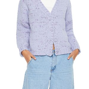 Marled Cardigan Sweater