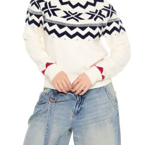 Geo Print Sweater