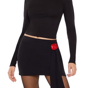 Lace-Up High-Neck Top