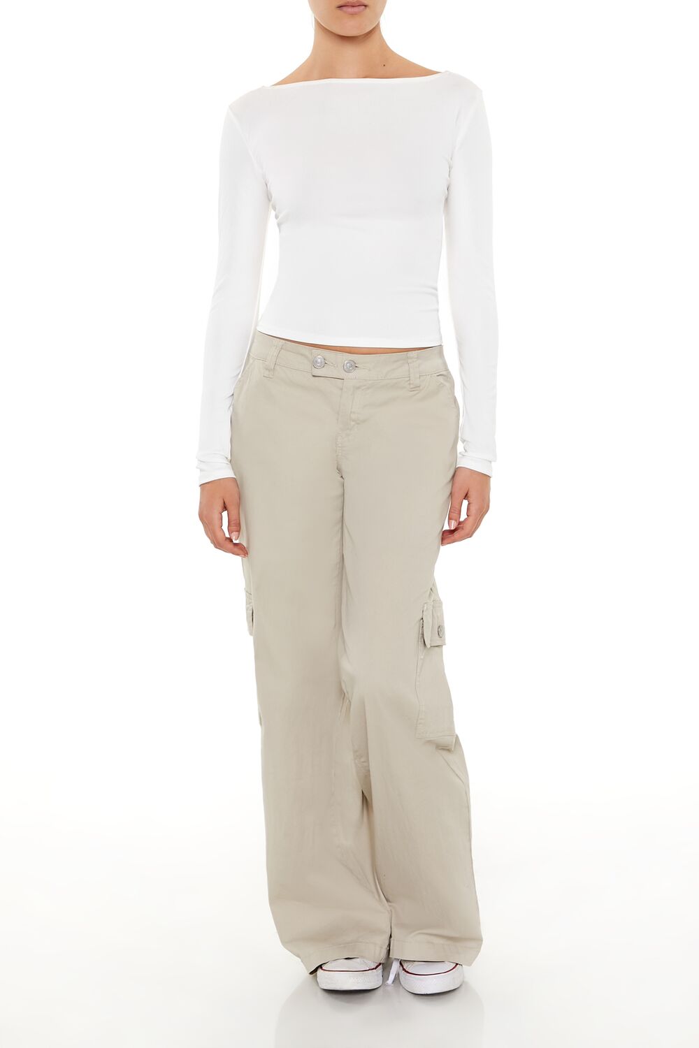 Lace-Up High-Neck Top - Image 7