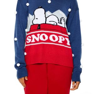 Pom Pom Snoopy Sweater