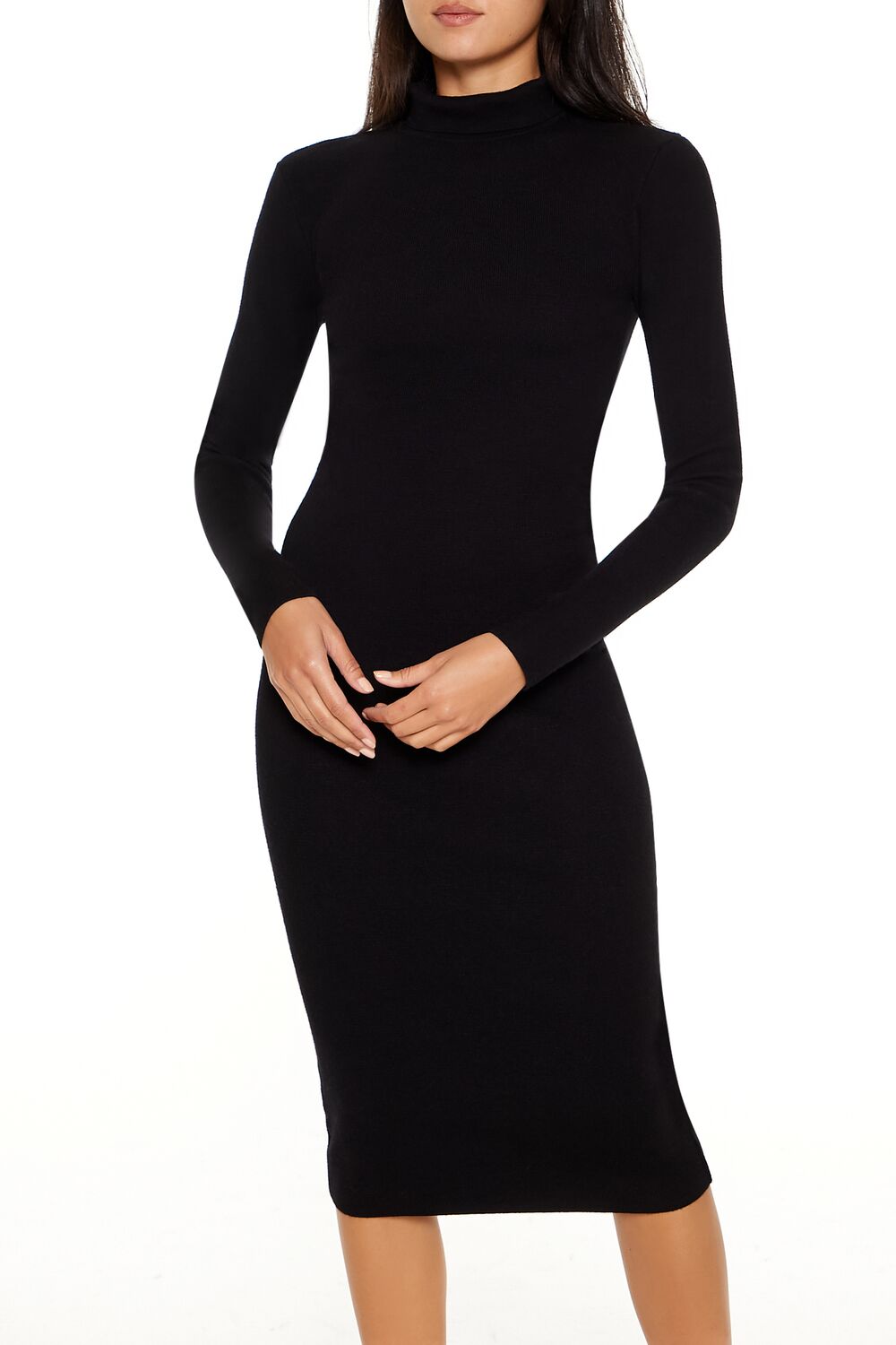 Faux Gem Midi Sweater Dress - Image 2