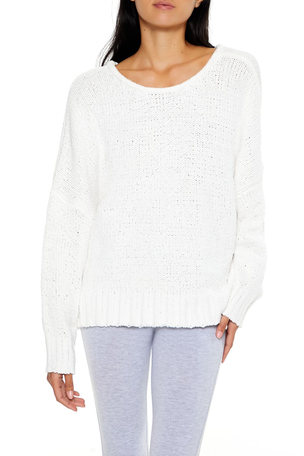 Crossover Tie-Back Sweater