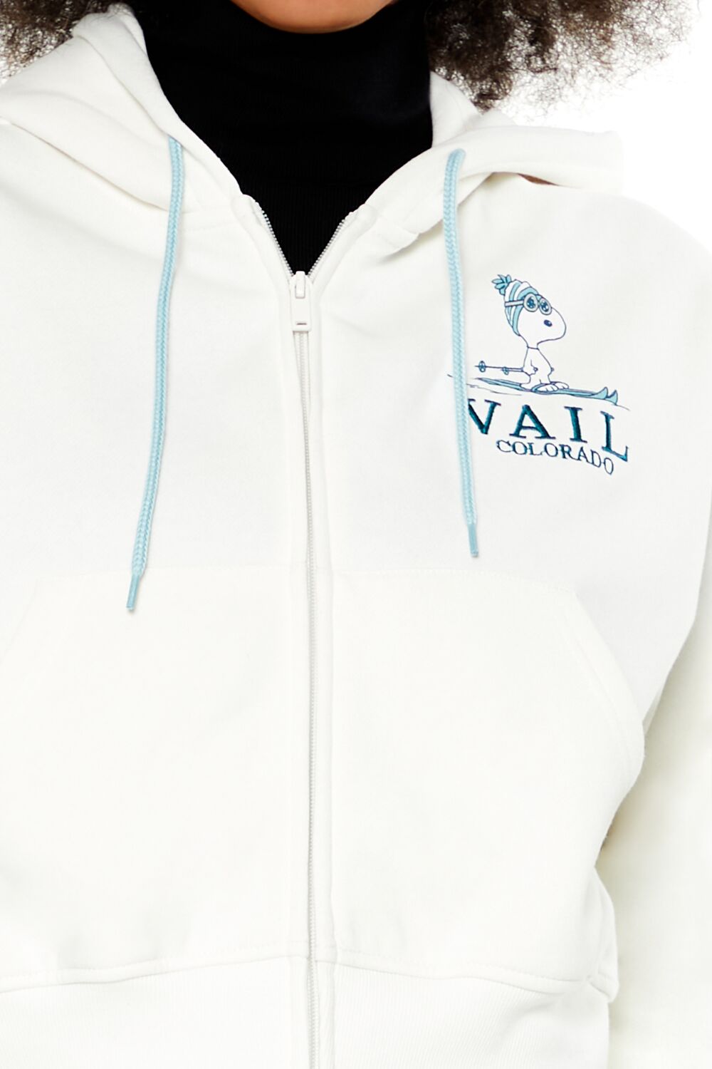 Snoopy Vail Colorado Zip-Up Hoodie - Image 3