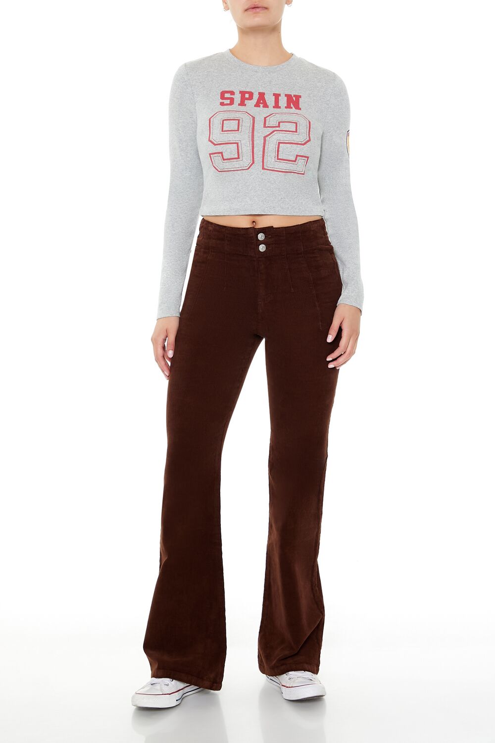 Spain 92 Graphic Cropped Tee - Image 2