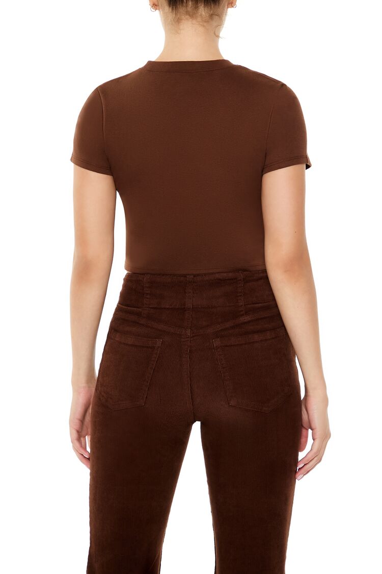 Ribbed Knit 87 Graphic Baby Tee - Image 5