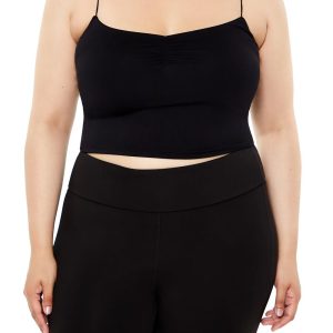 Plus Size Seamless Cropped Cami