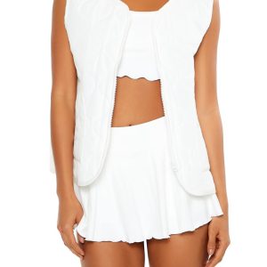 Active Quilted Zip-Up Vest