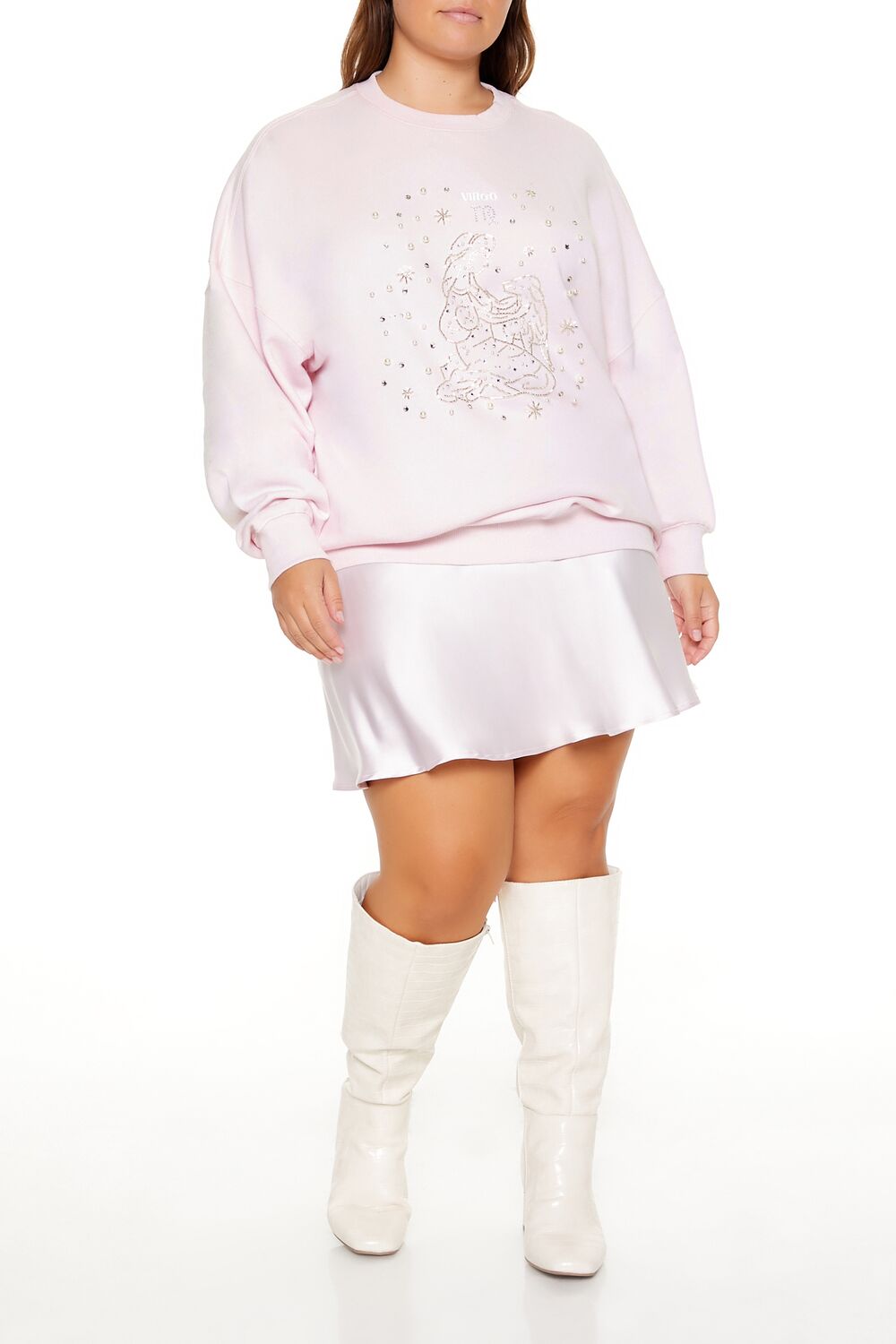 Plus Size Beaded Virgo Pullover - Image 2