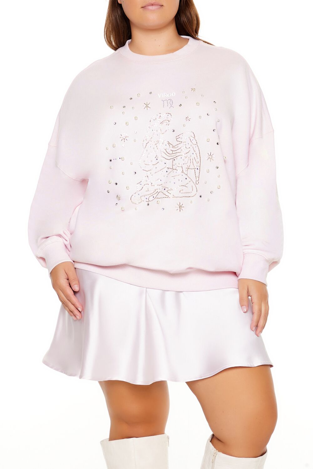 Plus Size Beaded Virgo Pullover - Image 6